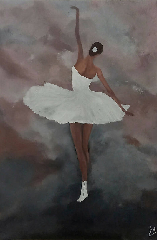 Rawan's Art Ballet Dancer Painting