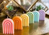 Candle World Handmade Rainbow Candle