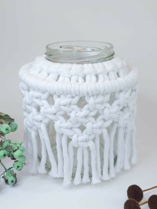 Macart-mé Handmade Macrame Candle Jar