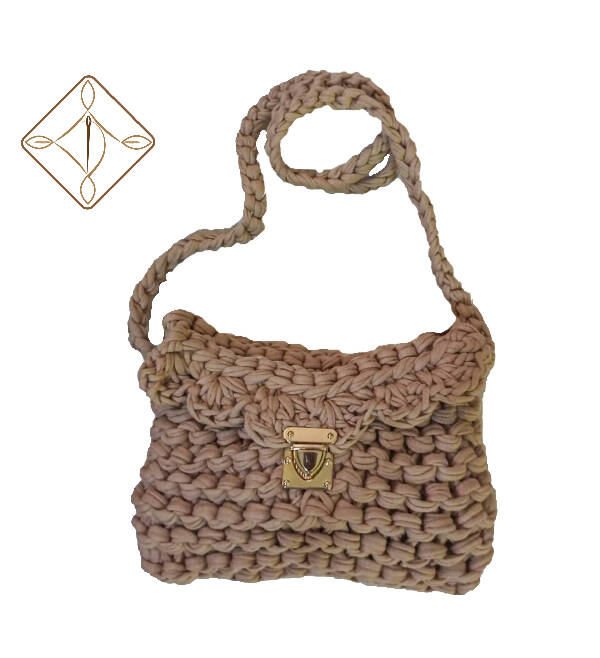 Sufism Factory Handmade Beige Bag