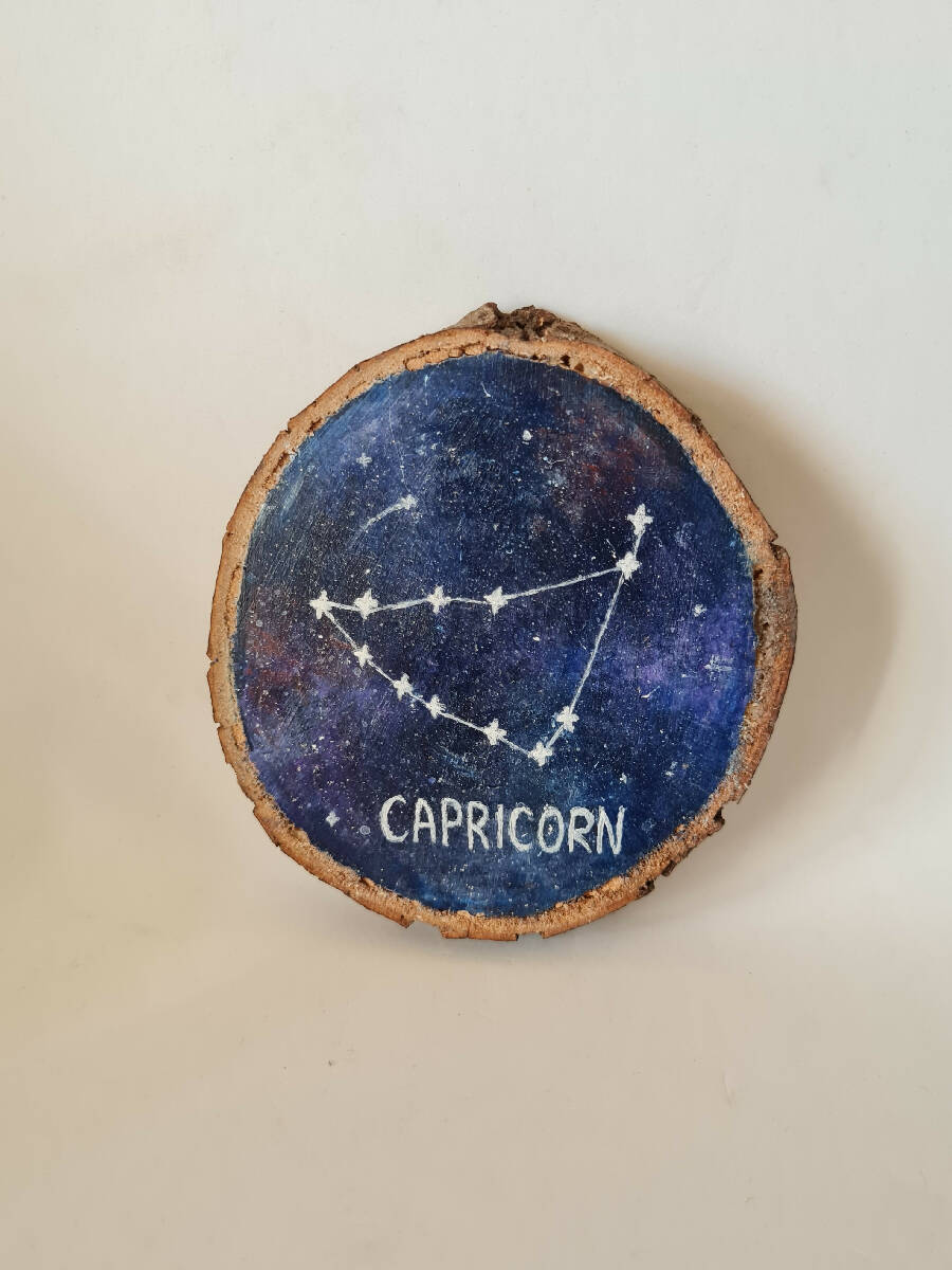 Fatateesh's Zodiac Constellation Painting On Wood