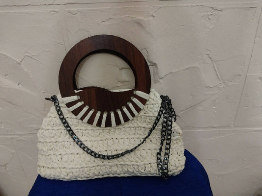 Magic of Crochet Handmade White Bag