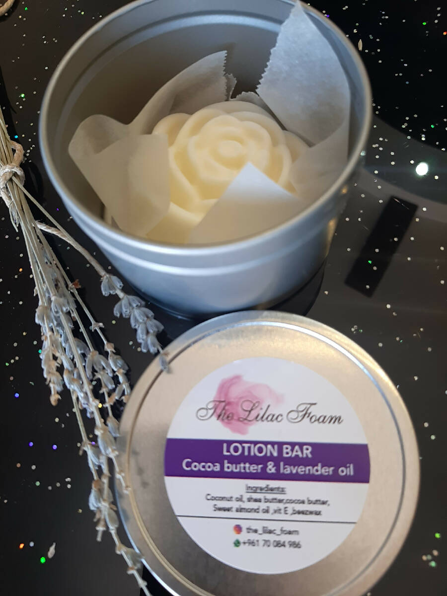 The Lilac Foam's Handmade Lotion Bar