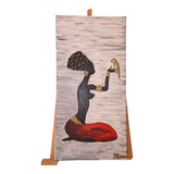 Mirna Mosaic African Girl Poster For Home Decor