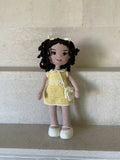 Handmade By Noha Handmade Crochet Doll Sarah Weight 90 gr Height 35 Cm