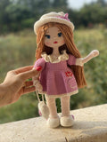 Handmade By Noha Handmade crochet doll sofia weight 90gr height 35cm