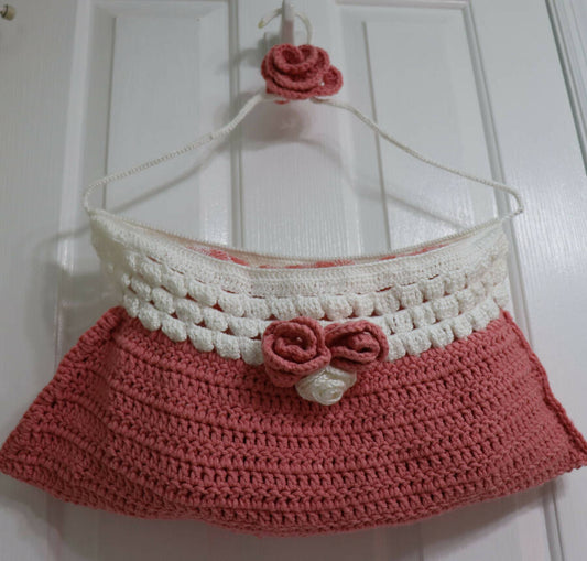 Halartizian Rose Crochet Pocket Hanger