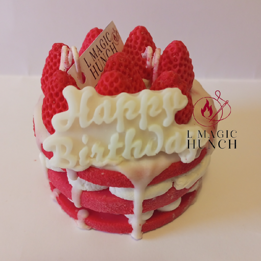 LMagicHunch Handmade Cake candle 0.35g