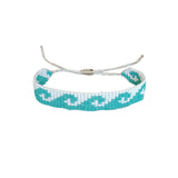 Glow By Rula Akhdar Handmade For Women Beach Wave Bead Bracelet