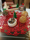 Maison du crochet Christmas balls