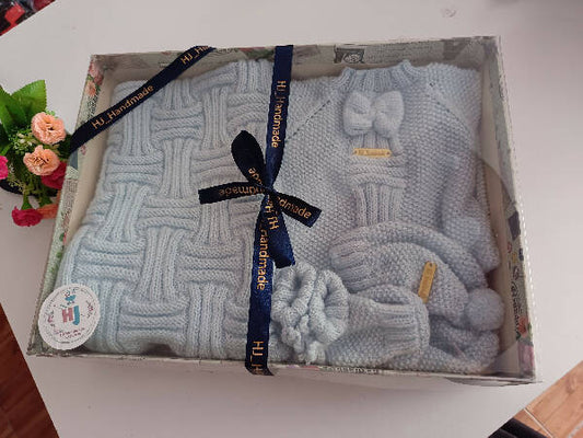 Hj-Handmade New Born Baby Hospital Set With Packaging