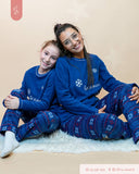 EVE.CLOSET Mother-Daughter Let It Snow Pajama