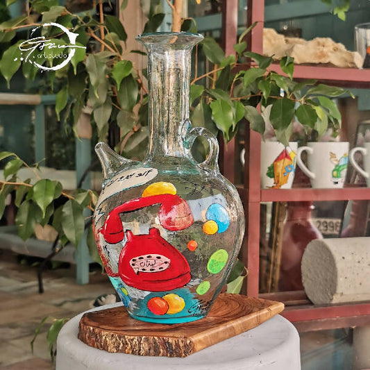 Grace T ArtStudio Handmade Allo Beirut Ibrik 1.5 Liters