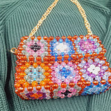 Lulua Stitches Handmade Artisanat Beaded Bag