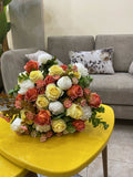 Massa Flowers Artificial Flowers Bouquet In Spring Colors