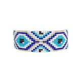 Glow By Rula Akhdar Handmade For Women Double Eyed Bead Bracelet