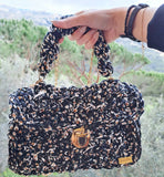 Valentina Handmade Bag Black & White Design