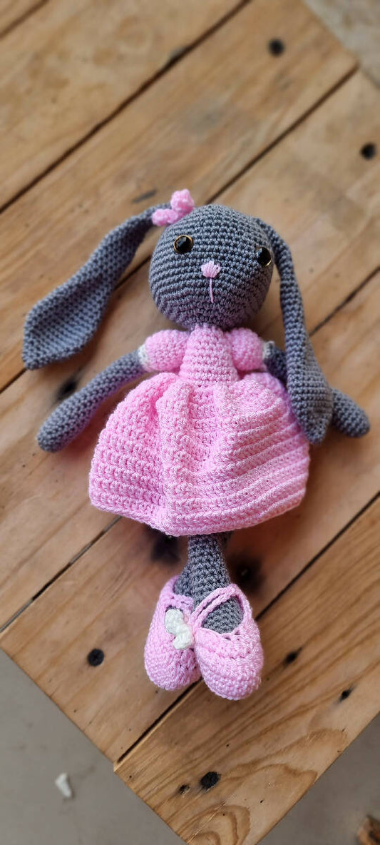Handmade by rf Bunny Crochet Doll