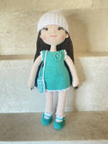 Handmade By Noha Handmade Crochet Doll Sisi height 30cm Weight 0.1
