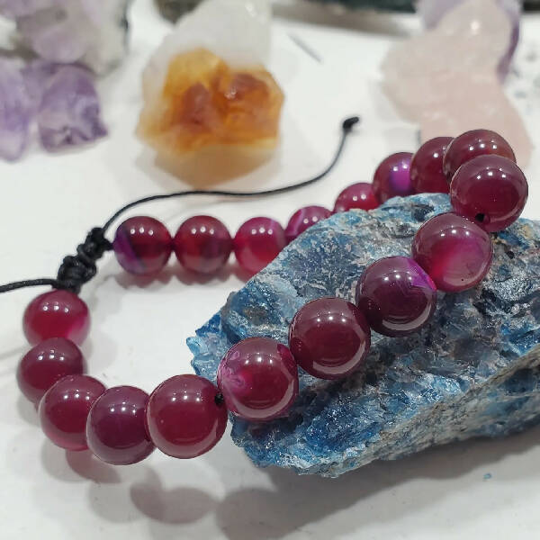 Armastone Rose Agate Bracelet