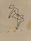 Craftline Wire Art Ballet Dancer height 21 cm, width 10cm