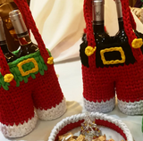 Maizon du crochet Christmas Pants Bottles