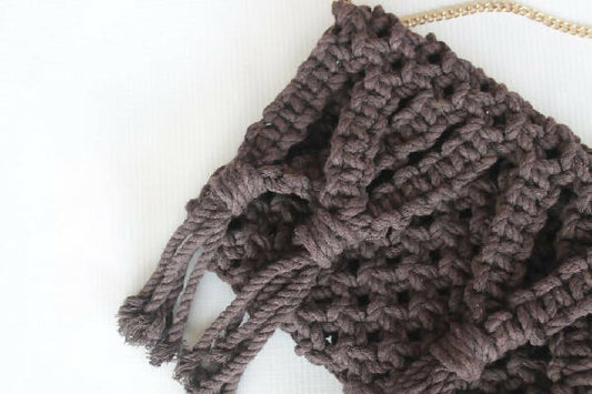 Reya Women's Handmade Macramé Bag