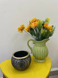 Massa Flowers Pottery Vase, Very Heavy Quality, Length: 16cm, Diameter: 13cm