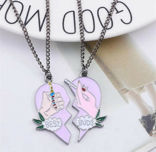 Lylysdreams Silver Plated Best Friend Necklaces