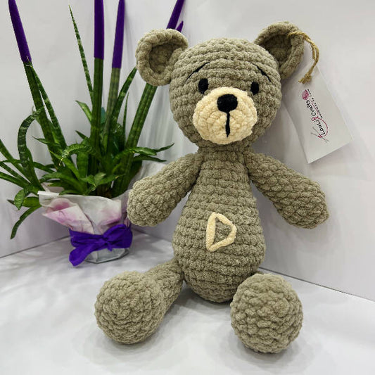 Loulicrafts Baby Kids Handmade Crochet Bear Toy 35cm
