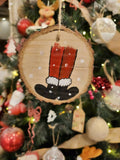 ArtVibes Hand Painted Christmas Wood Ornament (per piece)