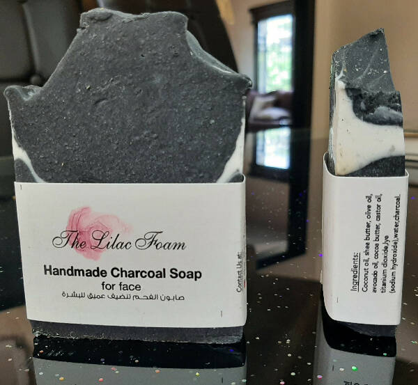 The Lilac Foam Charcoal Facial Soap