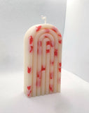 Candelight Hand-Poured Marbled Arch Candle
