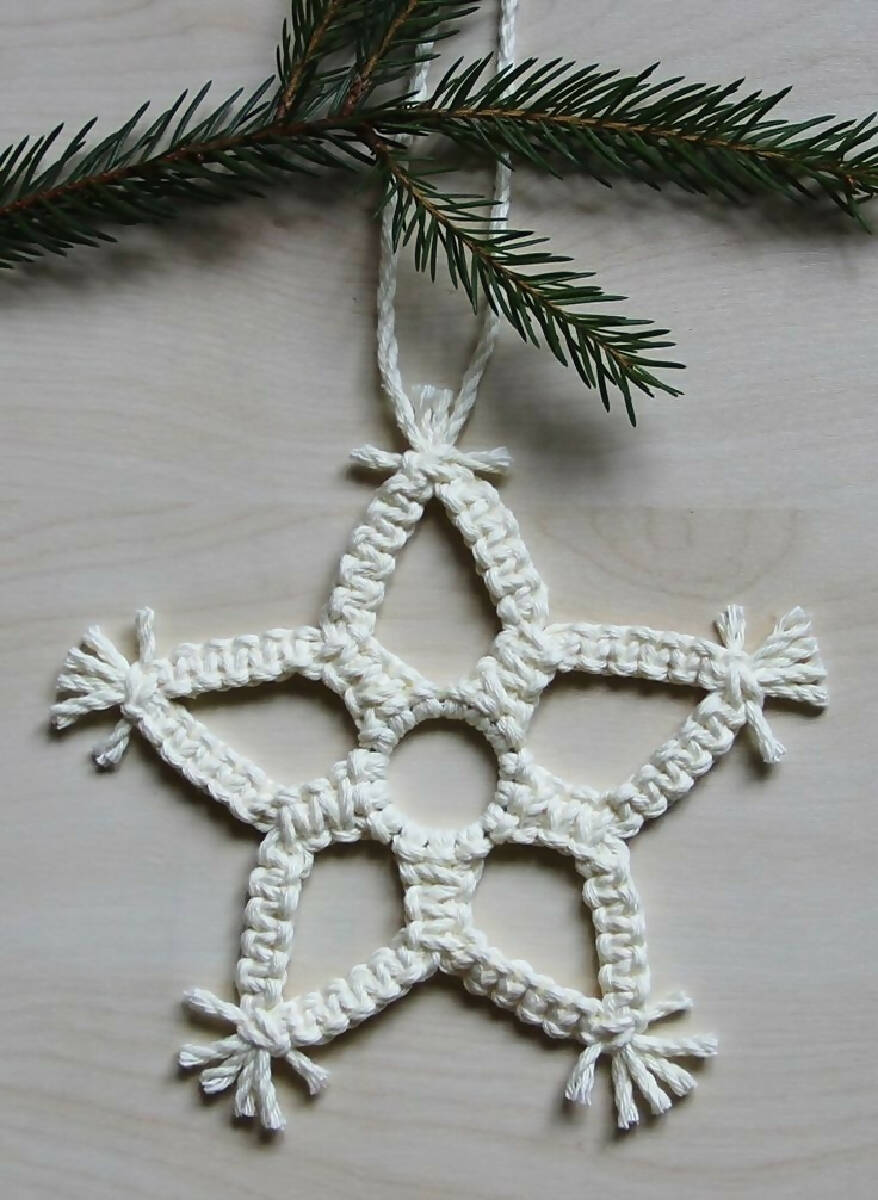 REYA's Handmade Macrame Christmas Star