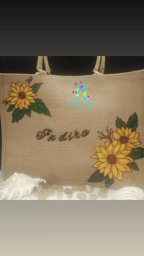 handi___made Customized Hand Painted Beach Bags