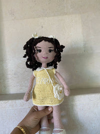 Thumbnail for Handmade By Noha Handmade Crochet Doll Sarah Weight 90 gr Height 35 Cm