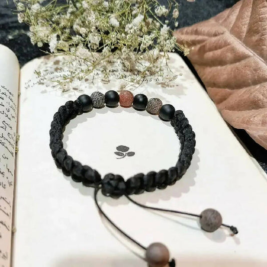 Handmade by Faten Shamballa Bracelet & Stone Beads