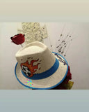 handi___made Customized Hand Painted Kids Summer Hats