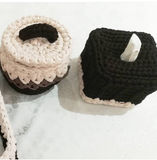 Maison du crochet Set Tray + Tissue Box + Coasters