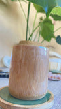 Julyana Chehab Handmade Artizan-Wood-Ready Epoxy Cup 10 cm Height/D: 6 cm