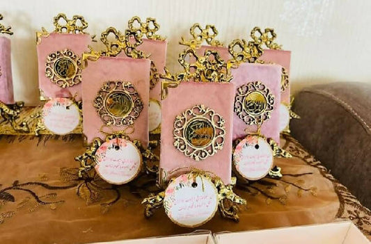 Candle Souvenir Handmade Quran Pink
