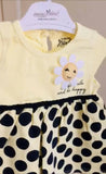 Rita Fashion Kids Turkish Yellow Cotton Dress Size 1years 18 months 24 months