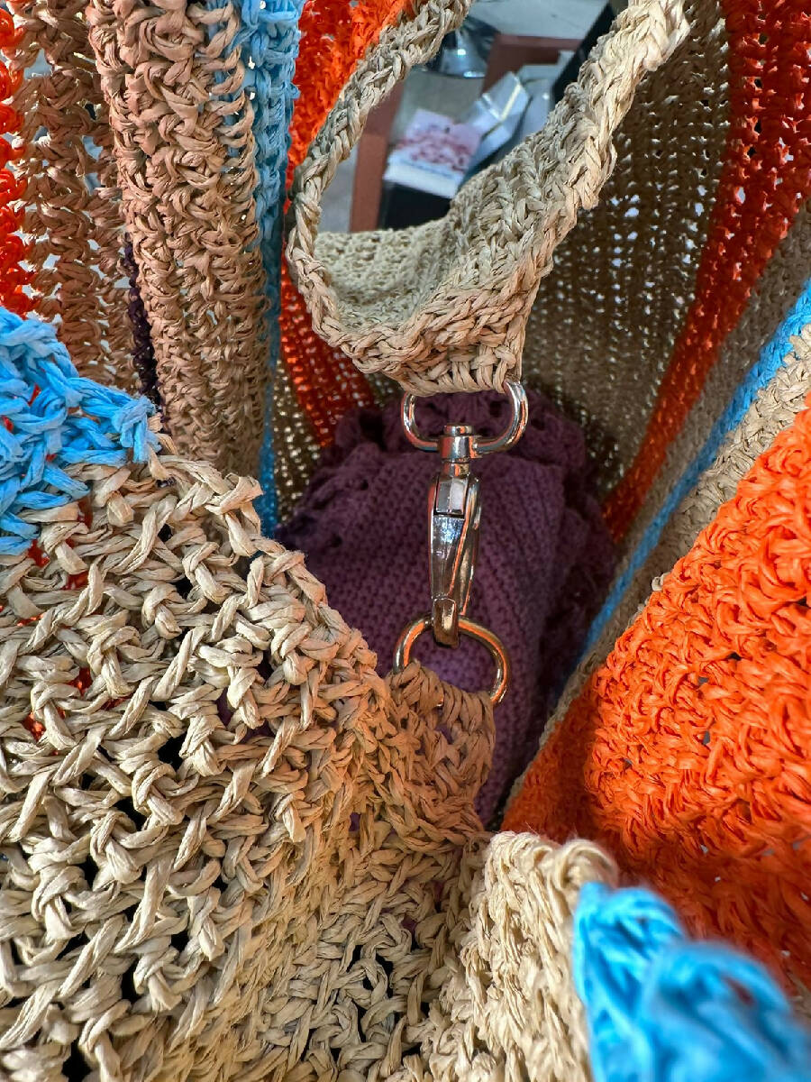 Mimo.n.stitch Handmade Crochet Raffia Big Bag