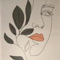 Thumbnail for Julyana Chehab Handmade Ava-Ready-Painting-Printed 60cm x 70cm