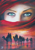 Mohammad Houmani Art Lebanese Handmade Fantasy Painting Size 100× 70 cm