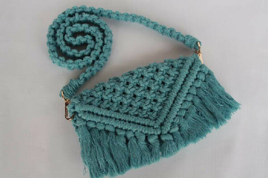 Reya Women's Handmade Macramé Bag