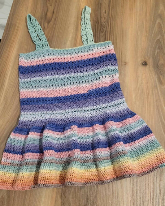 It's So Yarn Handmade Crochet Girl's Summer Dress