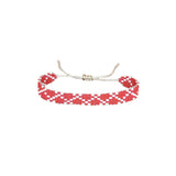 Glow By Rula Akhdar Handmade For Women Red Bead Bracelet