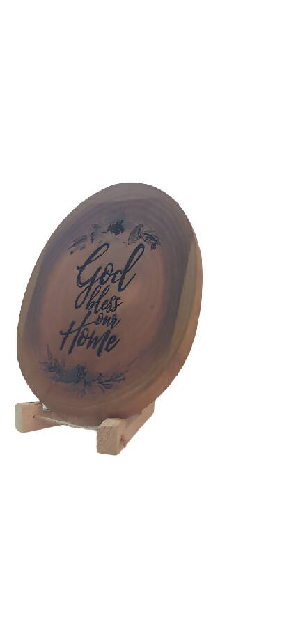 Life To Wood Laser Engraved Wooden Board God Bless Our Home For Home Décor