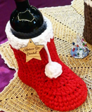 Maison du crochet Christmas Bottle Boot